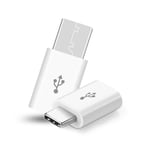 Adaptateur Micro USB vers Type C pour Enceinte Bose SoundLink Color II Convertisseur Blanc