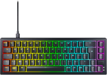 XTRFY K5V2 COMPACT, CLAVIER DE GAMING MÉCANIQUE, FORMAT 65 %, DISPOSITION FRANÇAISE (AZERTY) CLAVIER HOT-SWAP, MX2A RED SWITCHES, NOIR[KEY230224]