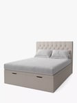 Koti Home Eden Upholstered Ottoman Storage Bed, King Size