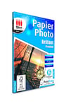 Micro Application Papier Photo A4 - Feuille A4 - Papier imprimante - Tirage photo - Papier impression photo - Feuilles Papier Photo Professionnelle Brillante A4