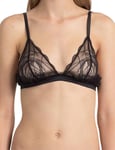 Calvin Klein Bra 000QF4432E CK Black Vast Floral Triangle Wirefree Lace Bralette