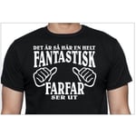 Svart T-shirt, Här en helt fantastisk Farfar ser ut M