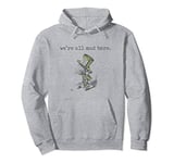 Alice in Wonderland Quote All Mad Lewis Carroll Book 3 Pullover Hoodie