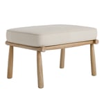 DUX - Domus Footstool, Prisgrupp 2 Linara 2494/432 Crema - Skamler og taburetter - Alf Svensson - Tre farget - Tre/Skum