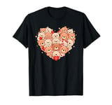 Funny Bear Heart Valentine Bear Womens Mens Kids T-Shirt