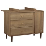 Sauthon Commode 3 tiroirs 1 porte MARRON