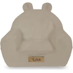 Flumi - Fauteuil enfant avec oreilles beige