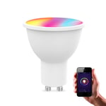Smart WiFi LED Spot Light Bulb,4.5W GU10 Dimmable Dimmable RGB LED Lamp,Smart Life/Tuya APP Remote Control,Work with Alexa,Google Home