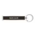 if Show Offs Keys Metal Slogan Keyring Gift - Man Cave Porte-clés, 8 cm, Noir (Black)