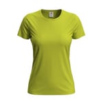 Stedman Classic Women T-shirt Limegrön bomull Small Dam