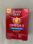 Seven Seas Omega-3 Fish Oil & Magnesium 60 Tablets Capsule 30 Day Pack BBE 10/24