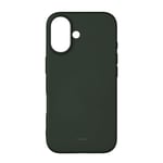 Onsala Mobilcover med Silikone Feel Olive Green - iPhone 16