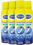 Scholl Fresh Step Shoe Spray, 4 x 150 ml