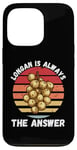 iPhone 13 Pro Vintage Longan Is Always The Answer Retro Food Lover Case