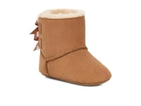 UGG Baby Bailey Bow Fashion Boot, Chestnut, 0.5 UK