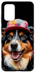 Coque pour Galaxy S20+ Berger Australien Casquette Snapback Chien Animaux Imprimé