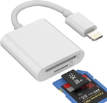 Adaptateur Micro Sd Pour Lecteur De Carte Flash Tf Pour Iphone, Appareil Photo, Mémoire Apple 11 12 13 14 Pro 7 6 8 Plus X Xs Xr Se Ipad Air Mini 2020 2019