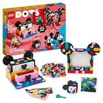 LEGO 41964 Dots Boîte Créative La Rentrée Mickey Mouse et Minnie Mouse, 6 en 1, Rangement, Cadre Photo, Porte-clés, Bloc-Notes, Fournitures Scolaires