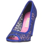 Buffalo London 10265-194 Kid Suede Mesh BLUE260 115800, Escarpins Femme - Bleu-TR-L-1-99, 41 EU