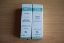 2X REN Clearcalm Non-Drying Spot treatment 15ml New&Boxed