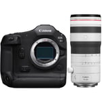 Canon EOS R1 + RF 70-200mm F/2.8L IS USM Z, white | ✅ Black Friday Deals