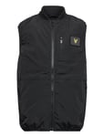 Patch Pocket Gilet Black Lyle & Scott Junior