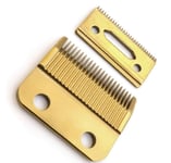 Barber Style Stagger Tooth Cutter Blade Set For Wahl Magic - Senior - Taper Gold