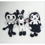 12 tum Bendy And The Ink Machine Plyschdocka Boris Mjuk Fylld Leksak Figur 3PCS