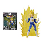 Dragon Ball BANDAI 37137 Dragon Stars - Power Up Pack - Super Saiyan Vegeta - With New Effect Pieces and Swappable Hands, Multicolor, 17 cm Articulated Action Figure