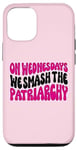 Coque pour iPhone 12/12 Pro Les mercredis We Smash The Patriarchy Pink Feminism Féminisme