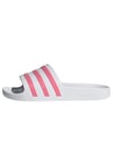 adidas Women's Adilette Aqua Slides, Cloud White/Rose Tone/Cloud White, 4 UK