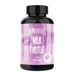 Warrior, Milk Thistle Capsules - Liver Detox - Support Aid - Herbal Supplement - 90 Caps