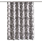 Rideau de douche 200 x 220 cm (l xh), anti-moisissure, antibactérien, hydrofuge, tissu polyester doux