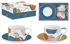 COFFRET 2 DEJEUNERS 24CL EN PORCELAINE SHAPES