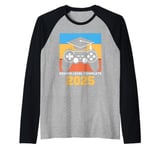 Senior 2025 Class Gaming Complete 2025 Gamer Graduation Raglan Baseball Tee