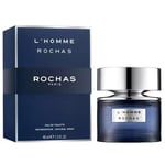 ROCHAS L'HOMME EAU DE TOILETTE 40ML EDT SPRAY FOR HIM - BRAND NEW