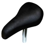 cyclingcolors Selle Confort Velo Enfant avec Tige Ø22MM DRAISIENNE Tricycle BMX Universelle avec Mousse Haute DENSITE (Noir)