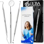 OCBA Plaque Remover for Teeth Cleaning Kit Stainless Steel Dental Plaque...