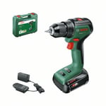 Bosch Borrskruvdragare 18V-60 med 1x2Ah batteri och laddare