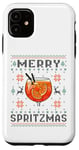 Coque pour iPhone 11 Merry Spritzmas X HO HOLY APEROLY XMAS CLUB Noël