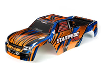 Traxxas 3620T Kaross Stampede 2WD VXL Orange & Blå Målad