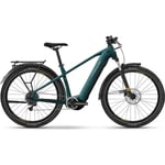 Haibike Elcykel Hybrid Trekking 4 High Ocean/Black/Chrome Gloss