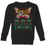 Gremlins Ugly Knit Kids' Christmas Jumper - Black - 5-6 Years