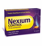 Nexium Control 20 mg Gastro-Resistant Tablets - 14 Tablets Heartburn Acid Reflux