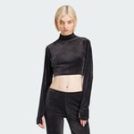 adidas Velvet Crop Top Women