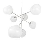 Tom Dixon Melt Chandelier large taklampa opal/silver