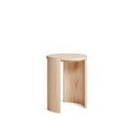 Made by choice - Airisto Side Table, Stool, Natural Oak - Pienet pöydät & sivupöydät - Joanna Laajisto - Musta - Puu