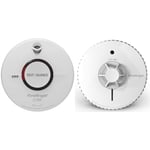 FireAngel ST-750T Thermoptek Smoke Alarm & Heat Alarm with 10 Year Sealed For Life Battery, FA6720-R (HT-630 replacement, new gen), White