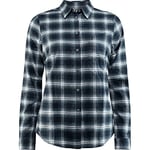FJALLRAVEN Övik Flannel Shirt Long Sleeve T-Shirt W Dark Navy