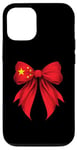 iPhone 12/12 Pro China Flag Chinese Pride Coquette Ribbon Case